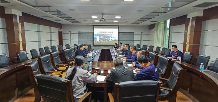 云煤（煤化）集团党委书记、董事长宁德刚一行到解化化工分公司调研指导